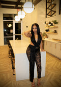 After midnight lace jumpsuit